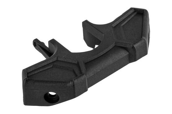 Strike Industries Ambidextrous ISO Latch is extended with an ergonomic design
